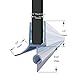 Elegant Shower Door Bottom Seal Strip for 3/8 Thick Shower Doors Glass Pre-Cut 28 Inch Length Free Cutting