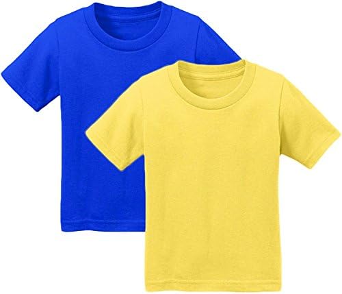 Unisex Children Cotton TShirt Short Sleeves - 2-7 yrs Old - Pack Deal