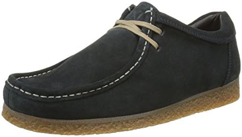 Base London Men's Genesis Wallabee Boots, Blue, 11 US