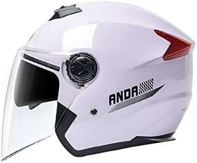 オートバイ 開閉シールド ヘルメット レディース F メンズ 軽量 耐衝撃 シールド 吸汗 アウトドア 最新号掲載アイテム 半キャップ ハーフバイクヘルメット Abs カラー 安全 通気 ハーフヘルメット おしゃれ オールシーズン対応