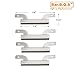 Hisencn Parts Kit Replacement Fits for Brinkmann 5 Burner 810-8501-S Gas Grill Models, Grill Burners, Heat Plates, Crossover Tubes