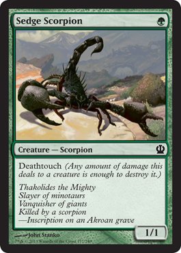 Magic: the Gathering - Sedge Scorpion (177/249) - Theros