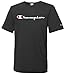 Champion LIFE Men's Heritage Tee, Black/Patriotic Champion Script, S