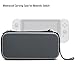 ADVcer Nintendo Switch Carrying Case, EVA Waterproof Hard Shield Protective Travel Case with Detachable Hand Wrist Strap for Nintendo Switch Console with Joy-Con Controller and Game Card (Gray)