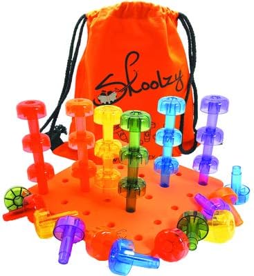 skoolzy peg board set montessori toys for toddlers