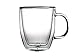 Bodum Bistro Double-Walled Transparent 15 Ounce Jumbo Coffee Mug, Set of 4