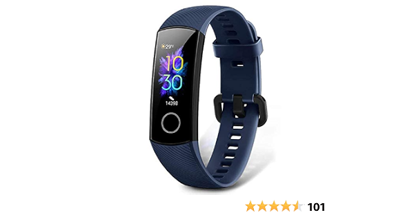 Honor Band 5 Fitnessarmband met hartslagmeter, waterdicht IP68,  fitnesstracker, activiteitstracker, stappenteller, horloge, heren- en  damessmartwatch, oproepberichten bekijken mode blauw : Amazon.nl: Sport \u0026  outdoor