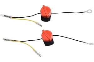 Two Wire On Off Stop Switch Kit 2pcs for Honda GX110 For GX120 GX140 For GX200 GX240 Lawn Mower Generators