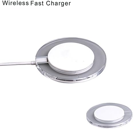 Relee Wireless Charger - Qi Wireless Charging Pad for iPhone 8 / 8 Plus, iPhone X, Fast charging for Galaxy S8/ Note 8 Huiwei Other Qi Enabled Device (white)