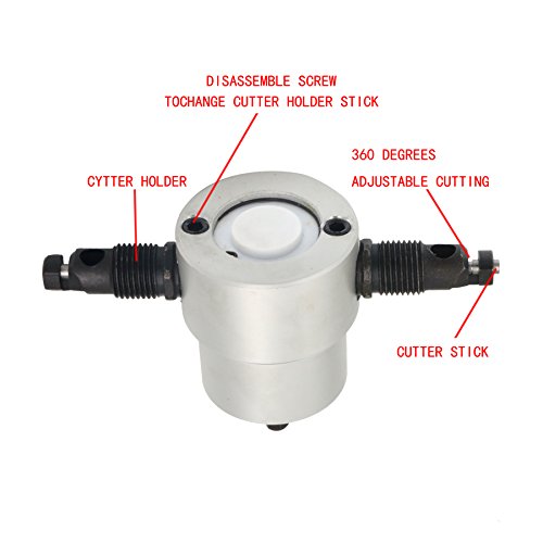 Double Head Sheet Nibbler Metal Cutter Hole Saw Drill Attachment - Thumbnail 3