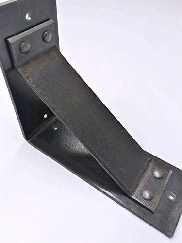 One 4" WIDE!! Metal Mantel Bracket, 8"x10" Shelf Bracket, Countertop Overhang, Corbel, Heavy Duty, Decorative, Fireplace, Free Shipping - Thumbnail 5