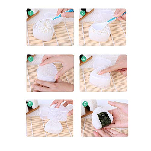 Triangle Sushi Mold, Sushi Mold Maker with Three Shapes