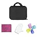 Muslady 17-Key Kalimba Case Thumb Piano Mbira Box Bag Water-resistant Shock-proof with Gloves Finger Stall Cleaning Cloth