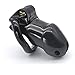 YiFeng Biosourced Resin Male Chastity Cage Device Belt Restraint Men Bondage Fetish ZCS142 (Short, Black)