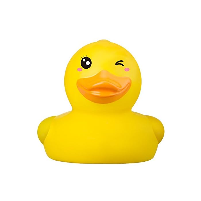b&h Baby Thermometer, The Infant Baby Bath Floating Toy Safety Temperature Thermometer (Cute Duck Yellow)