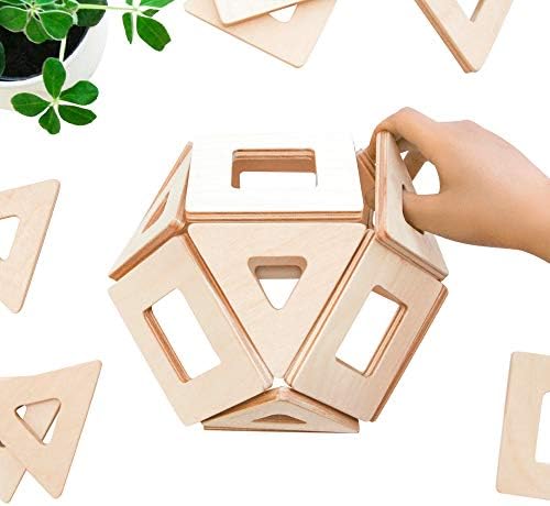 Big Future Toys Magnetic Wooden Blocks 