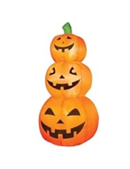 Toy: Airflowz Inflatable 3-Pumpkin Stack, 4 Feet - Airflowz