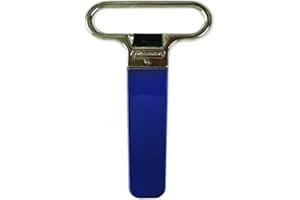 Franmara Ahh Super Two-Prong Cork Extractor/Puller, Chrome Plated (Dark Blue)