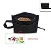 Wellbro Dog Treat Pouch, Handy Pet Training Waist Bag with Fast Spring Hinge and Front Pocket, Easy to Carry Treats and Toys, for Rapid Reward to Pets, Black