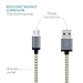 Aplenta Micro USB Cable, 3-Pack 10ft Premium Micro USB Cable High Speed USB 2.0 Sync and Charging Cables for Samsung, HTC, Motorola, Nokia, Android, and More(Gold+Gray)
