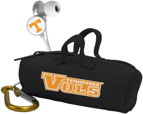 AudioSpice Collegiate Tennessee Volunteers Scorch Earbuds with Bud Bag
