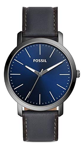 ایگرد | قیمت و خرید Fossil Luther 3H Three-Hand Smoke Leather Watch BQ2477