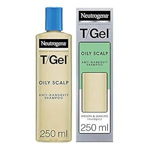 Neutrogena T/Gel Anti-Dandruff Shampoo for Oily Scalp, Fresh Jasmine, 250 ml