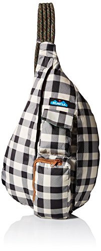 KAVU Rope Sling Backpack, Bw Plaid, One Size