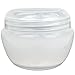 Beauticom® 36 Pieces 30G/30ML (1 Oz) White Frosted Container Jars with Inner Liner for Makeup, Creams, Cosmetic Beauty Product Samples - BPA Free