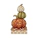 Enesco Jim Shore Heartwood Creek Stacked Pumpkins Stone Resin, 6.5” Figurine
