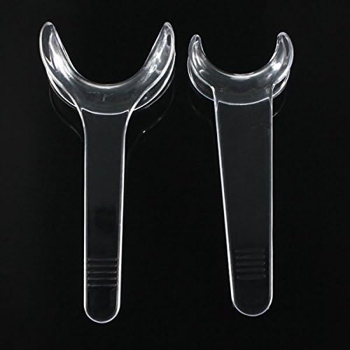 Calli 2 Pcs Dental Retractor T Type Plastic Teeth Cheek Open Mouth Treatment Clinic