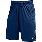 Nike Men's Shorts Team Fly DriFit Training Shorts (No Pockets) (X-Large, Navy)