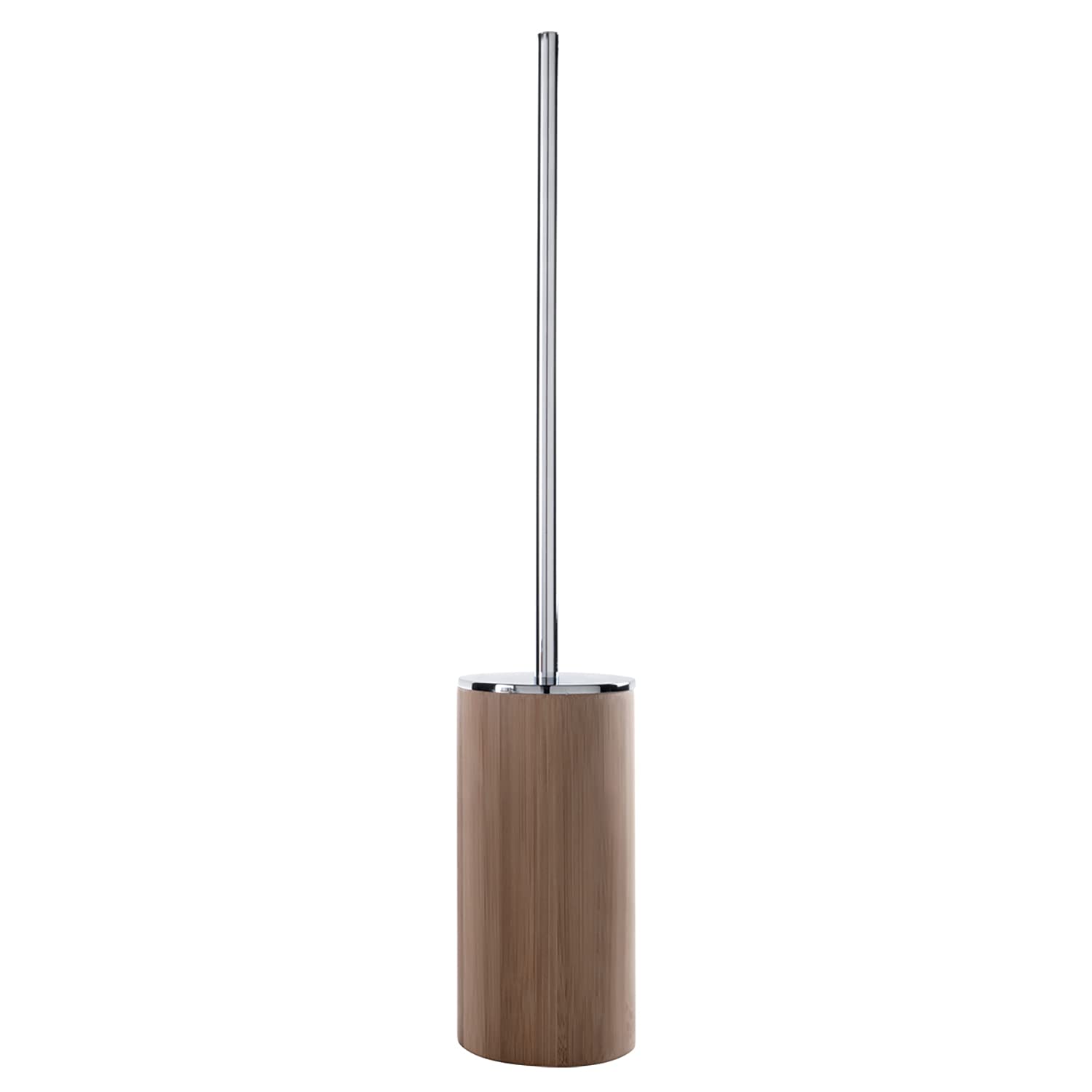 Gedy Macao, Dimensions and Weight: 47.5 x 8.5 x 8.5 cm & 0.25 kg, Toilet Made of Bamboo, Natural Beech Finish, Bathroom Brush Design by R&S, 2 Year Warranty, Unica