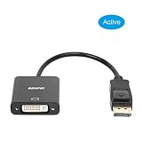Benfei Active DisplayPort to DVI DVI-D Single Link Adapter Male to Female Converter Gold-Plated Cord Supporting Eyefinity