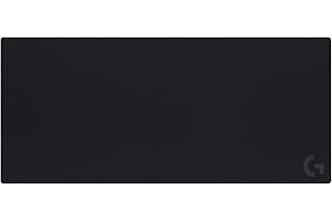 Logitech G840 XL Cloth Gaming Mouse Pad - 0.12 in Thin, Stable Rubber Base, Performance-Tuned Surface - Black