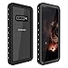 ASON Galaxy S10 Plus Waterproof Case, Waterproof Shockproof Dustproof Dirtproof Full Body Case Built in Screen Protector with Touch ID for Samsung Galaxy S10 Plus (Black)