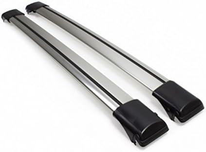 Aerodynamic Aluminium Lockable Cross Bar For Jeep Renegade 2015 Present Silver Anodised