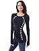 PattyBoutik Women’s Crewneck Trim Ribbed Sweater