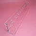 ABC® 10 PCS Brush Storange PlaceOrganizer Clear Acrylic 10 Lattices Cosmetic Display Shelf (Clear)