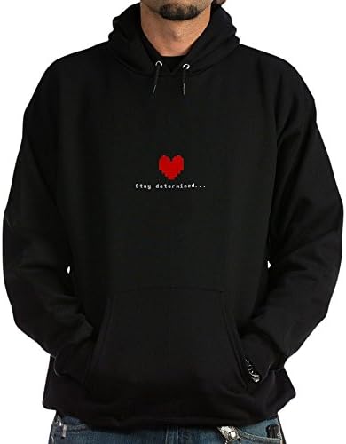 CafePress Stay Determined Undertale Hoodie (Dark) Men's Dark Hoodie Sweatshirt