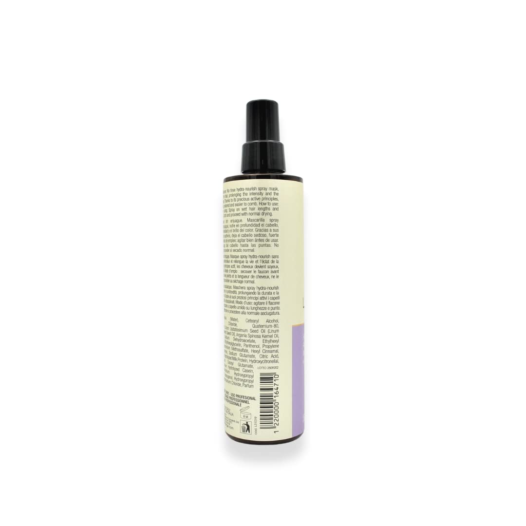 Linange Milk & Keratin Set: 33.8 Oz Shampoo, 33.8 Oz Mask, 8.45 Oz Leave-in Conditioner Spray (Free Starry Sexy Kiss Lip Plumping)