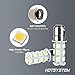 HOTSYSTEM 1157 LED Light Bulbs DC12V BAY15D 2357 P21/5W 18-5050SMD for Car RV SUV Camper Trailer Trunk Interior Reversing Backup Tail Turn Signal Corner Parking Side Marker Lights(White,Pack of 10)