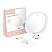 VICOODA 7X Magnifying Lighted Vanity Makeup Mirror with 24 LED Lights, Natural Daylight, Touch Sensor Light Control, 30 Min Auto Turn Off, 360 Degree Swivel Rotation and Locking Suction