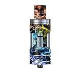 Skin Decal Vinyl Wrap for Smok TFV4 Tank Vape Mod Box / Colorful smoke blowing