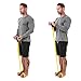 Total Resistance Fitness Band Home Workout Training System (Yellow - Medium Resistance)
