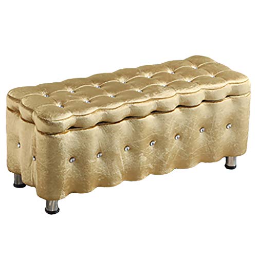 Amazon Com Zmq Storage Ottomans Ice Velvet Fabric Storage Benches