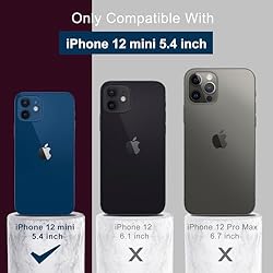 Goodon Designed for iPhone 12 Mini Case with Screen