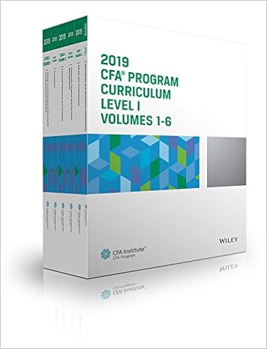 CFA Program Curriculum 2019 Level I Volumes 1-6 Box Set (CFA Curriculum 2019)