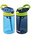 Contigo Kids Autospout Gizmo Water Bottles, 14oz (Nautical Blue/Navy Blue) - 2 Pack