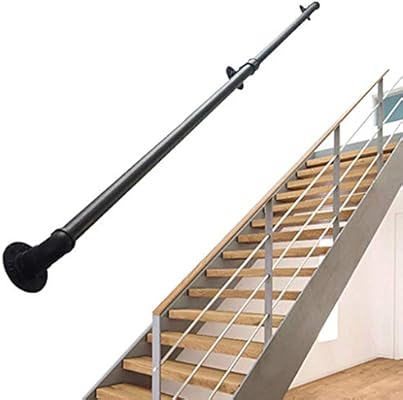 Round Staircase Handrail For Walls Support Decking Railings Kit